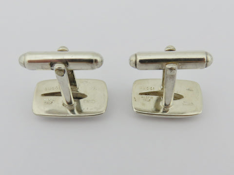 Gucci Sterling Silver G Logo Cufflinks Price Includes US Tariff