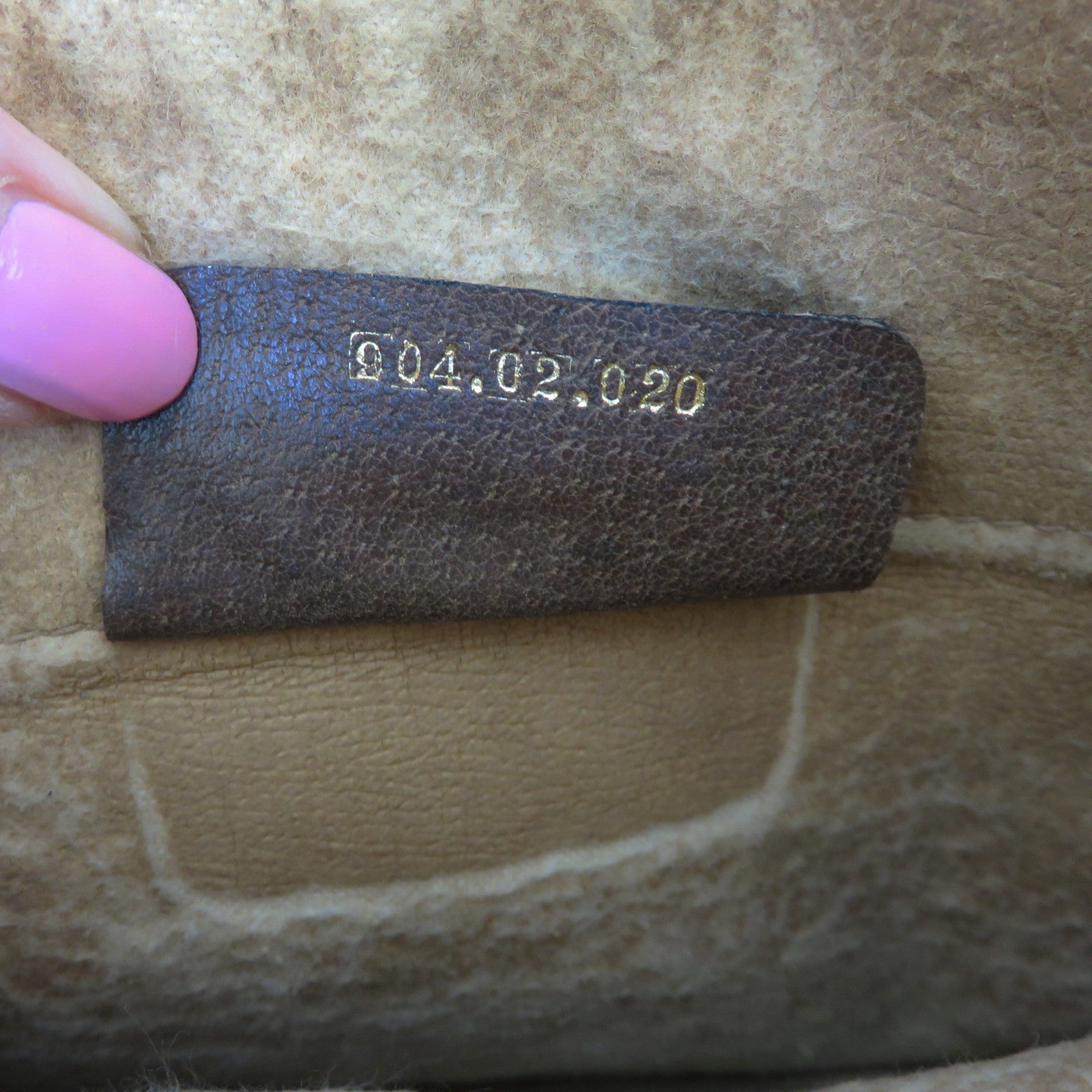 GUCCI Vintage Brown GG Monogram Canvas Leather Small Cross Body Shoulder Bag