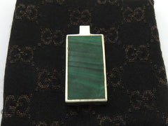 Gucci Sterling Silver Pisces Green Stone Pendant Charm Price Includes US Tariff