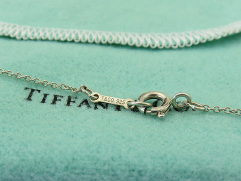 TIFFANY & CO Sterling Silver Kiss X Pendant Necklace Price Includes US Tariff