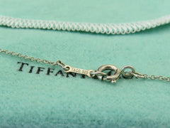 TIFFANY & CO Sterling Silver Kiss X Pendant Necklace Price Includes US Tariff