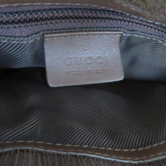 GUCCI Brown GG Monogram Canvas Leather Unisex Cross Body Bag Purse Authentic