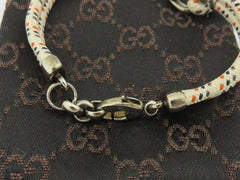 Gucci Sterling Silver Rope Horsebit Bracelet Price Includes US Tariff