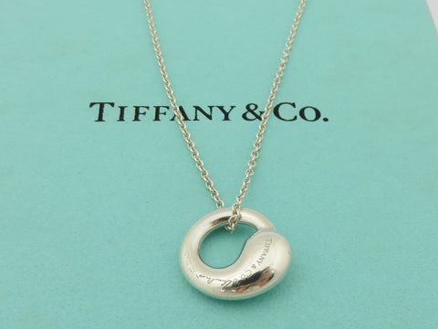 TIFFANY & CO Sterling Silver Eternal Circle Pendant Price Includes US Tariff