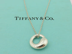 TIFFANY & CO Sterling Silver Eternal Circle Pendant Price Includes US Tariff