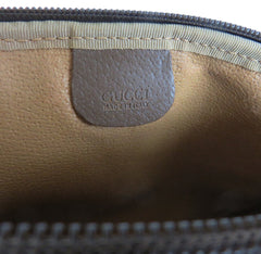 Authentic Vintage GUCCI Brown GG Monogram Canvas Leather Cross Body Bag Purse