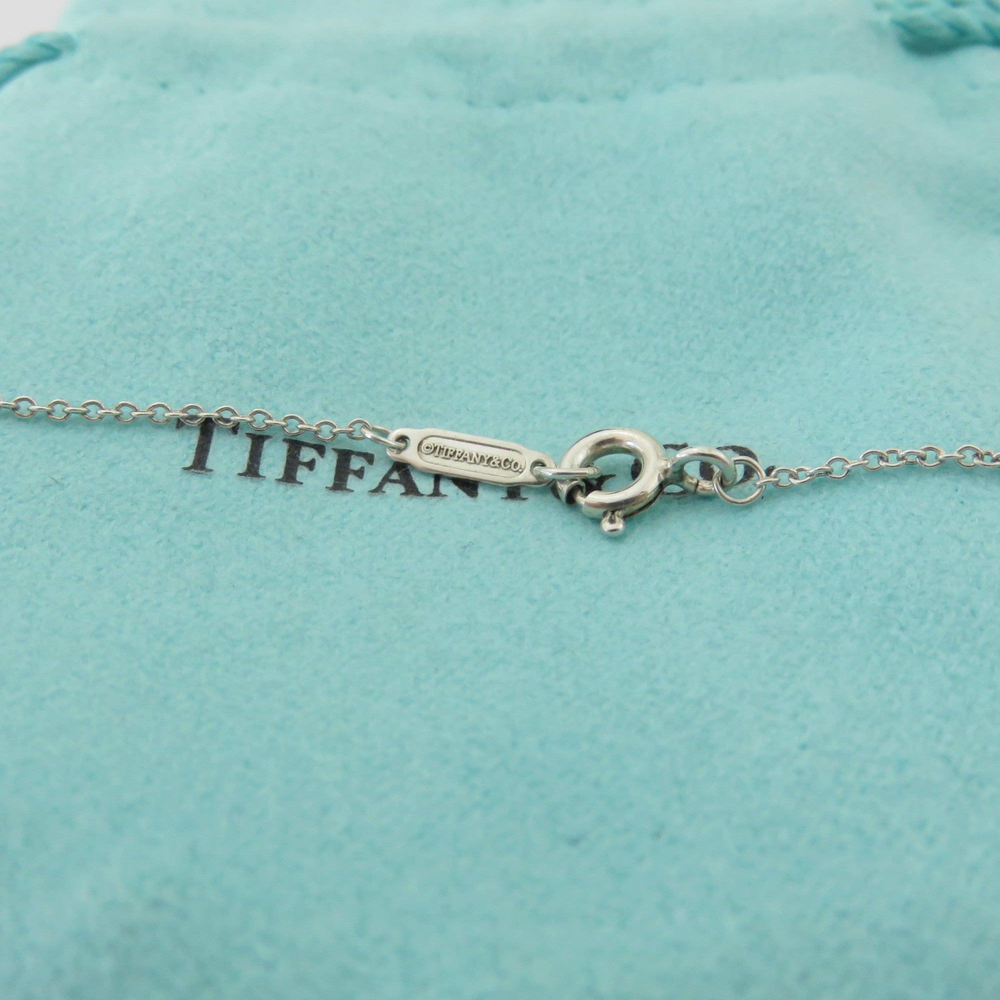 TIFFANY & CO Sterling Silver RUBEDO Metal 1837 Interlocking Circles Necklace