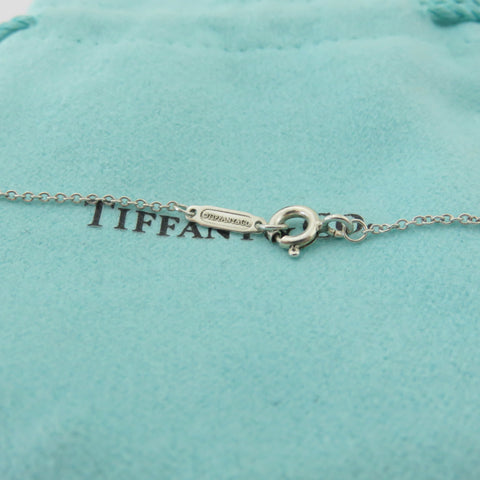 TIFFANY & CO Sterling Silver RUBEDO Metal 1837 Interlocking Circles Necklace