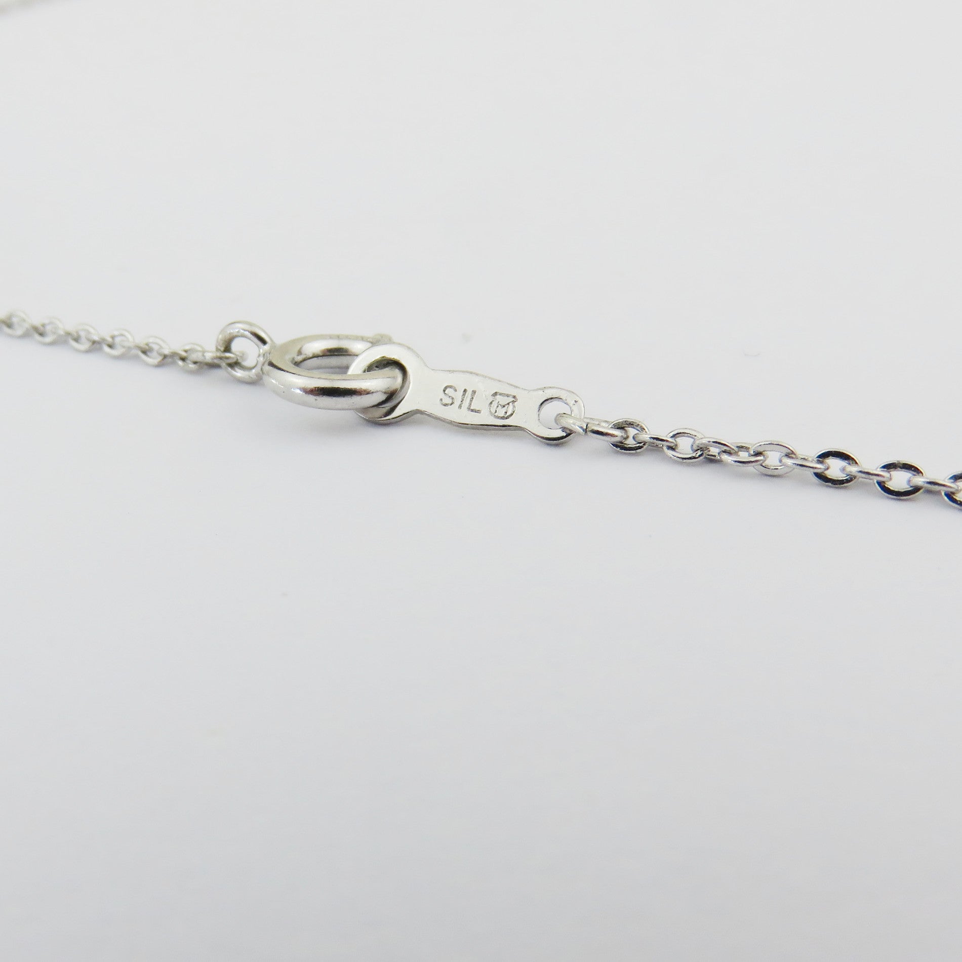Mikimoto 925 Sterling Silver Four Leaf Clover Akoya Pearl Necklace 38cm