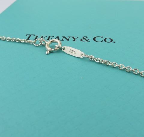 TIFFANY & CO 925 Sterling Silver 18K Gold Triple Bow Ribbon Pendant Necklace
