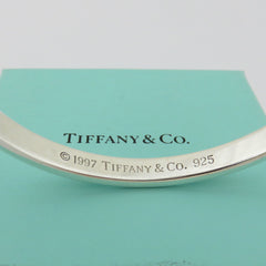 TIFFANY & CO 925 Sterling Silver 1837 Bangle Bracelet with Box 