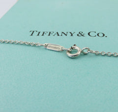 TIFFANY & CO 925 Silver Return to Tiffany Five Mini Heart Tag Dangle Necklace