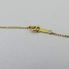 Mikimoto K18 Yellow Gold 6.3 mm Akoya Pearl Cluster Diamond Necklace 38cm