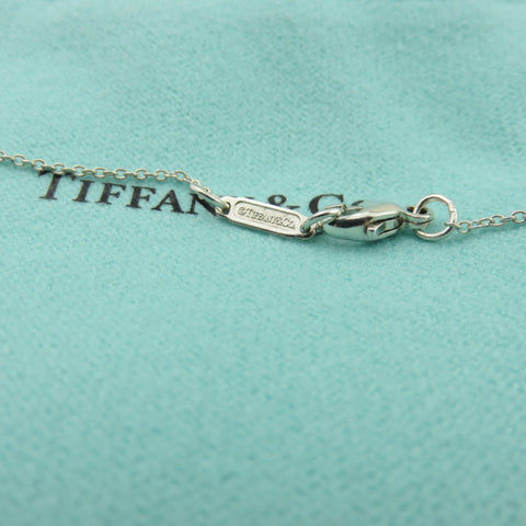 TIFFANY & CO 925 Silver Return to Tiffany Heart Padlock Pendant Necklace