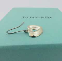 TIFFANY & CO 925 Sterling Silver Teardrop Dangle Earrings Authentic