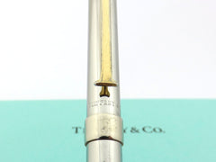 Tiffany & Co T-clip in Brass with Ruthenium and Rose Gold Plate Ballpoint Pen